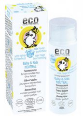 eco cosmetics Baby & Kids Sonnencreme LSF 50+ NEUTRAL – ohne Par