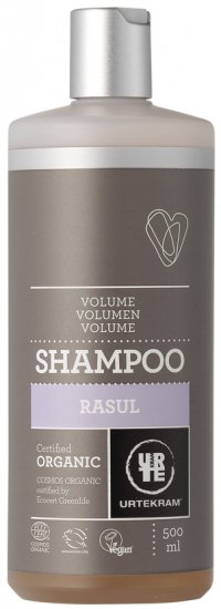 URTEKRAM Rhassoul Shampoo Organic 500ml - Click Image to Close