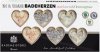 Bademeisterei 6er Set Bath Hearts, 100 g