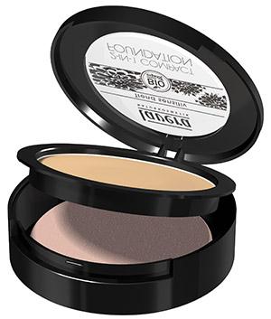 Lavera Trend Sensitiv 2 in 1 Compact Foundation 03 Honey, 10g - Click Image to Close