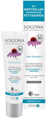 Logona Skin Calming Night Cream 30ml - Click Image to Close