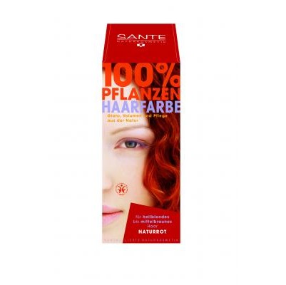 SANTE Herbal Hair Color Natural Red 100g - Click Image to Close