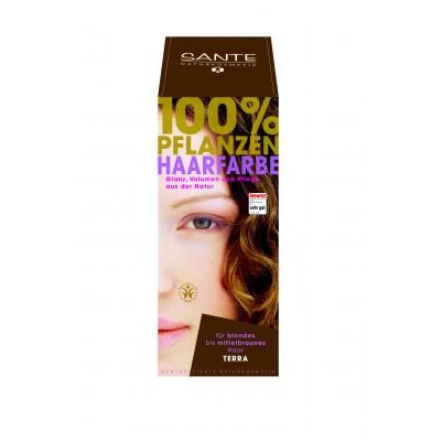 SANTE Herbal Hair Color Terra Brown, 100g - Click Image to Close
