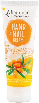 benecos Hand- & Nail Cream Sanddorn, 75ml - zum Schließen ins Bild klicken