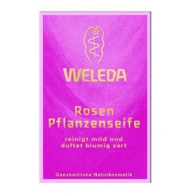 Weleda Rosen Pflanzenseife 100g - zum Schließen ins Bild klicken
