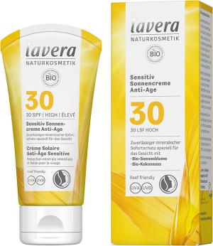 Lavera Sensitiv Sun Creme SPF 30 - high 50ml - Click Image to Close