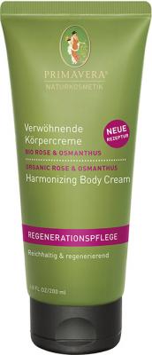 Primavera Harmonizing Body Cream otion Organic Rose & Osmanthus, - Click Image to Close