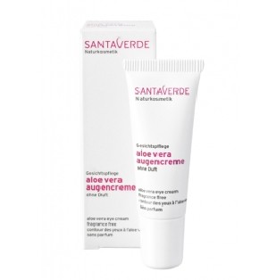 SANTA VERDE Aloe Vera Eye Cream without fragrance 10ml - Click Image to Close