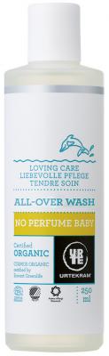 URTEKRAM No Perfume Baby all-over wash, 250ml - Click Image to Close