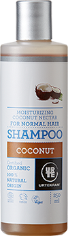 URTEKRAM Coconut shampoo organic, 250ml - Click Image to Close