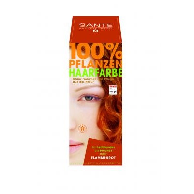 SANTE Herbal Hair Color Flame Red 100g - Click Image to Close