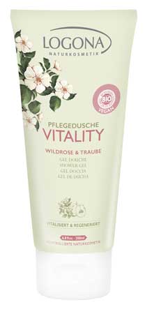 Logona Pflegedusche Wildrose &Traube 200ml - zum Schließen ins Bild klicken