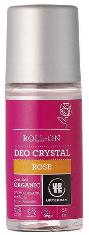 URTEKRAM Kristall Deoroller Rose 3x50ml - zum Schließen ins Bild klicken