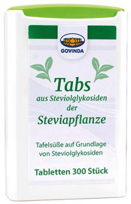 Stevia Tabs 300St., Govinda - Click Image to Close