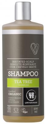 URTEKRAM Tea Tree Shampoo Organic 500ml - Click Image to Close