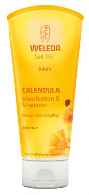 Weleda Calendula Waschlotion & Shampoo 200ml - zum Schließen ins Bild klicken